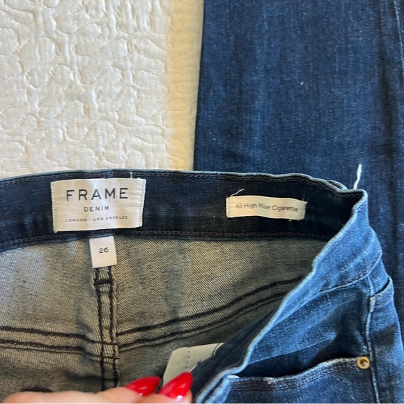 FRAME Ali high rise cigarette jeans - Picture 2 of 5